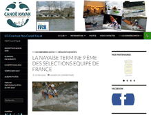 Tablet Screenshot of kayak-pyrenees-rafting.com